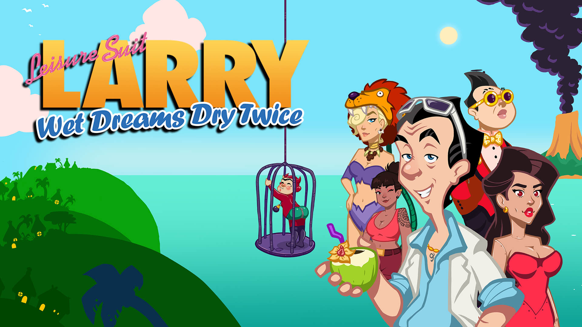 Приключения Ларри. Leisure Suit Larry - wet Dreams Dry twice. Игра похождения Ларри. (Ps4) Leisure Suit Larry: wet Dreams Dry twice (н).